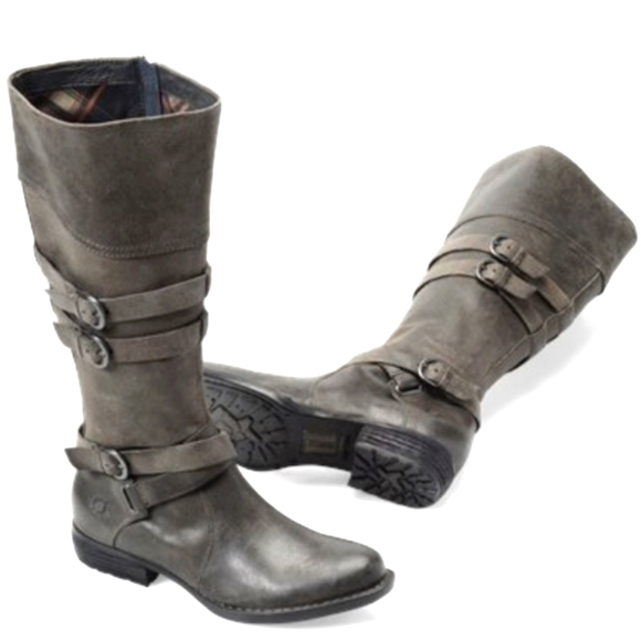 Born Odom Boots Peltro Grey Women's 7 - Picture 1 of 12